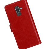 Pull Up Bookstyle for Samsung Galaxy J8 Red