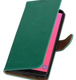 Pull Up Bookstyle voor Samsung Galaxy J8 Groen