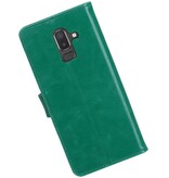 Pull Up Bookstyle voor Samsung Galaxy J8 Groen