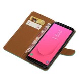 Pull Up Bookstyle voor Samsung Galaxy J8 Groen