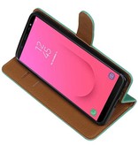 Pull Up Bookstyle for Samsung Galaxy J8 Green