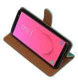 Pull Up Bookstyle voor Samsung Galaxy J8 Groen