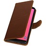 Style de livre Pull Up pour Samsung Galaxy J8 Brown