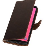 Pull Up Bookstyle per Samsung Galaxy J8 Mocca