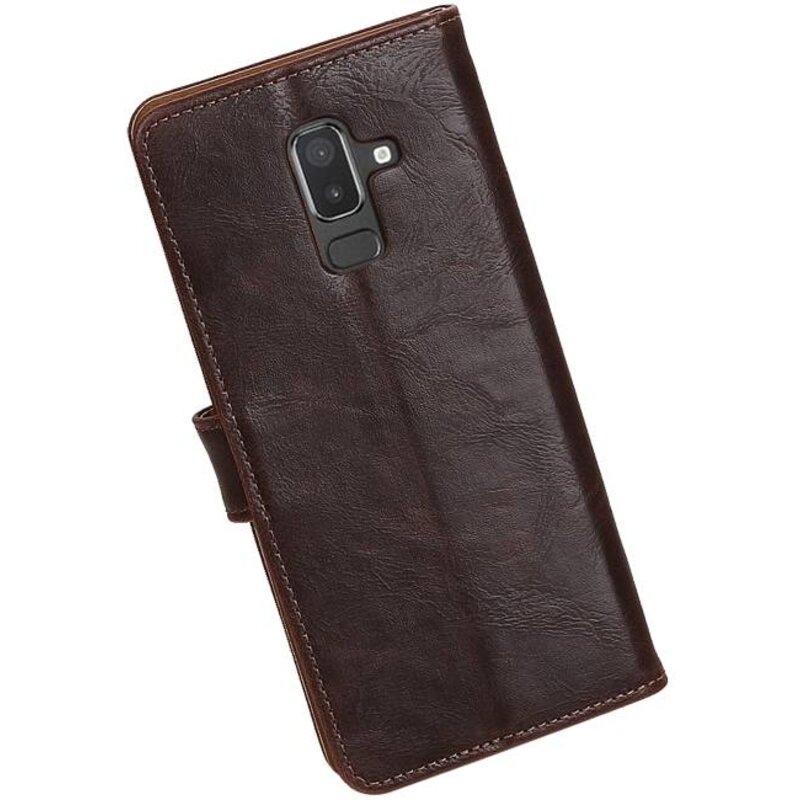 Pull Up Bookstyle for Samsung Galaxy J8 Mocca