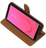 Pull Up Bookstyle pour Samsung Galaxy J8 Mocca