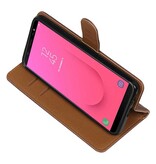 Pull Up Bookstyle for Samsung Galaxy J8 Mocca