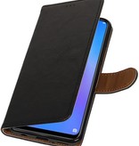 Pull Up Bookstyle für Huawei P Smart Plus Schwarz