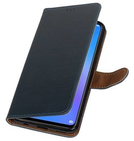 Pull Up Bookstyle für Huawei P Smart Plus Blue