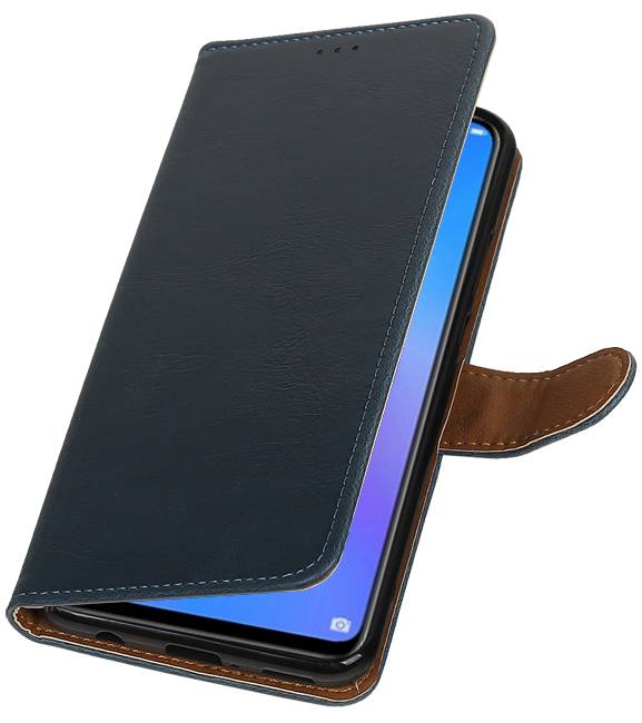 Pull Up Bookstyle für Huawei P Smart Plus Blue