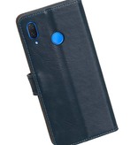 Pull Up Bookstyle voor Huawei P Smart Plus Blauw