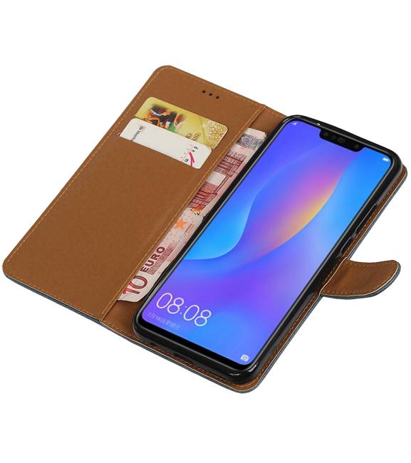 Pull Up Bookstyle para Huawei P Smart Plus Blue