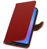 Pull Up Bookstyle for Huawei P Smart Plus Red