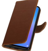 Pull Up Bookstyle for Huawei P Smart Plus Brown