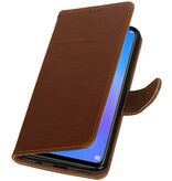 Pull Up Bookstyle voor Huawei P Smart Plus Bruin