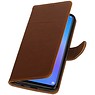 Style de livre Pull Up pour Huawei P Smart Plus Marron