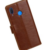 Pull Up Bookstyle for Huawei P Smart Plus Brown