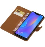 Style de livre Pull Up pour Huawei P Smart Plus Marron