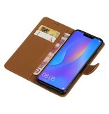 Pull Up Bookstyle for Huawei P Smart Plus Brown