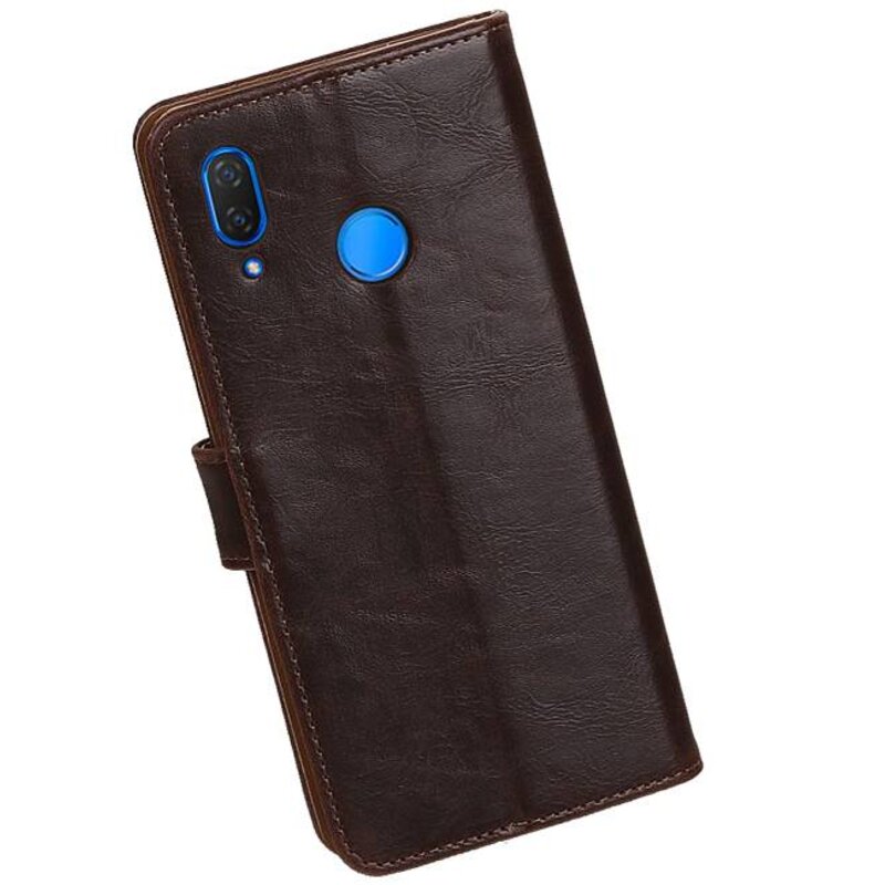 Pull Up Bookstyle para Huawei P Smart Plus Mocca