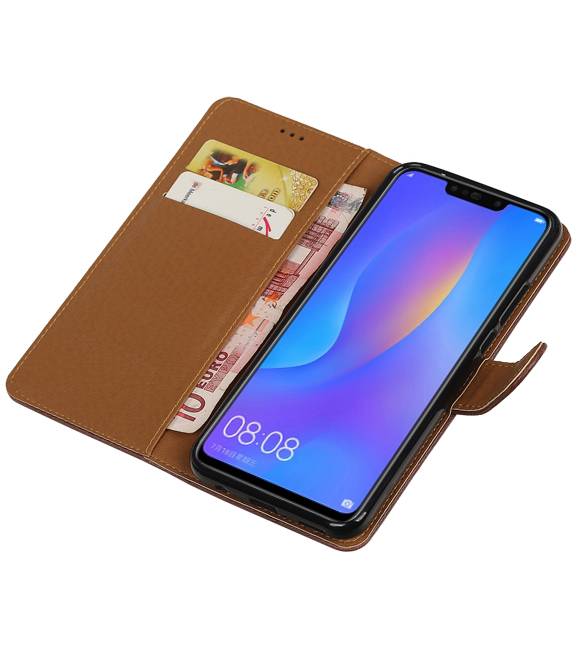 Pull Up Bookstyle pour Huawei P Smart Plus Mocca
