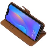 Pull Up Bookstyle voor Huawei P Smart Plus Mocca