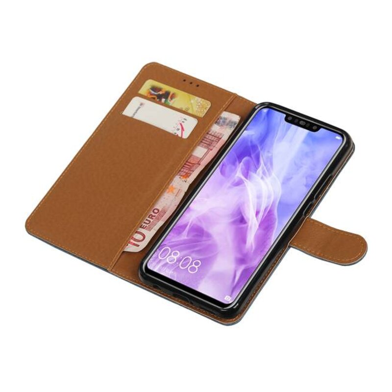 Pull Up Bookstyle per Huawei Nova 3 Blue