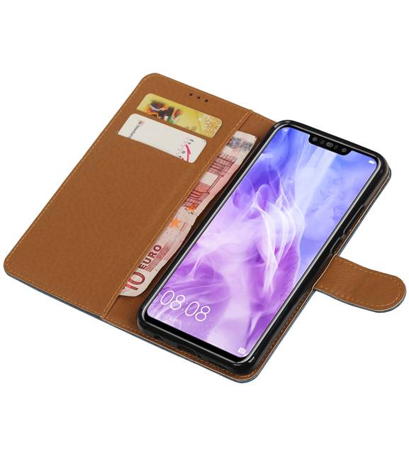 Pull Up Bookstyle pour Huawei Nova 3 Bleu