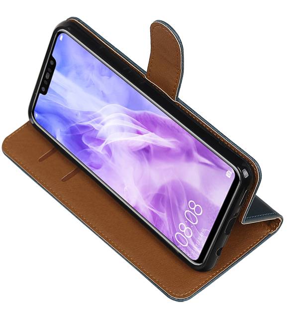 Pull Up Bookstyle pour Huawei Nova 3 Bleu