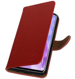 Pull Up Bookstyle para Huawei Nova 3 Rojo