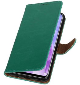 Pull Up Bookstyle para Huawei Nova 3 Green