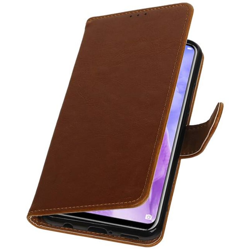 Pull Up Bookstyle pour Huawei Nova 3 Marron