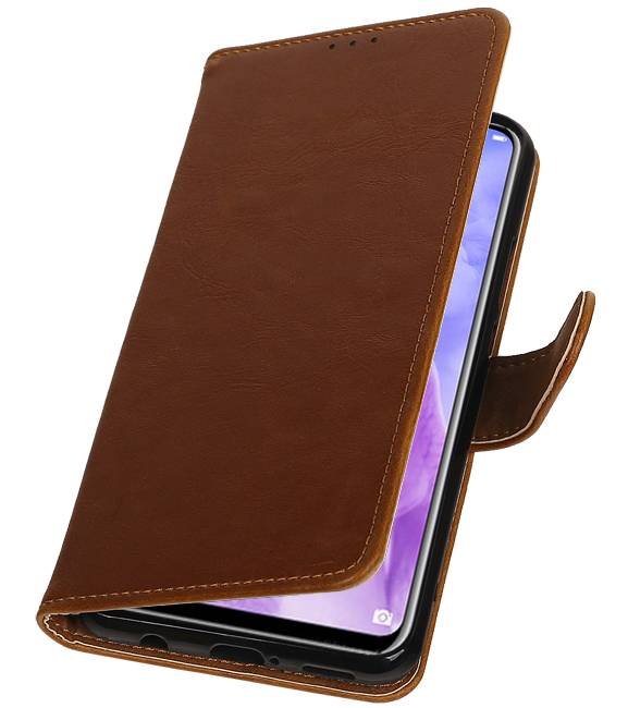 Pull Up Bookstyle for Huawei Nova 3 Brown