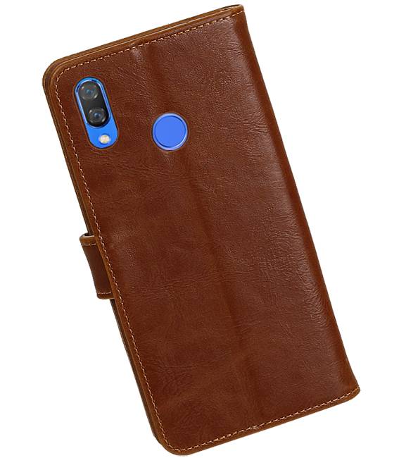 Pull Up Bookstyle for Huawei Nova 3 Brown