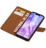 Pull Up Bookstyle for Huawei Nova 3 Brown