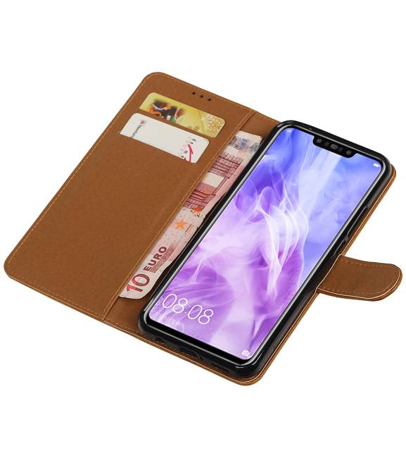 Pull Up Bookstyle pour Huawei Nova 3 Marron