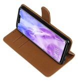 Pull Up Bookstyle for Huawei Nova 3 Brown