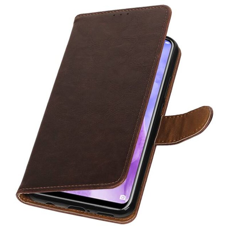 Pull Up Bookstyle for Huawei Nova 3 Mocca