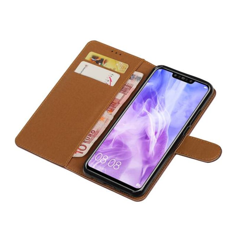 Pull Up Bookstyle for Huawei Nova 3 Mocca