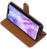 Pull Up Bookstyle für Huawei Nova 3 Mocca