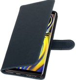 Pull Up Bookstyle pour Samsung Galaxy Note 9 Bleu