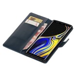 Pull Up Bookstyle voor Samsung Galaxy Note 9 Blauw