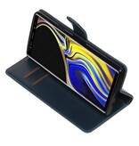 Pull Up Bookstyle voor Samsung Galaxy Note 9 Blauw