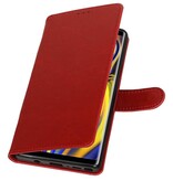 Pull Up Bookstyle voor Samsung Galaxy Note 9 Rood