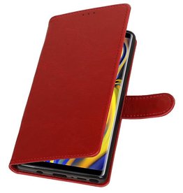 Pull Up Bookstyle for Samsung Galaxy Note 9 Red