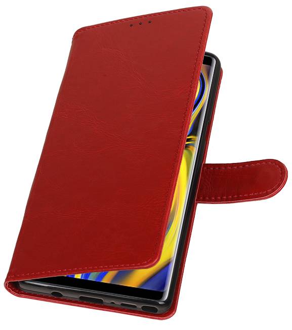 Pull Up Bookstyle voor Samsung Galaxy Note 9 Rood