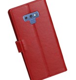 Pull Up Bookstyle for Samsung Galaxy Note 9 Red