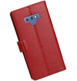 Pull Up Bookstyle para Samsung Galaxy Note 9 Red