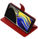 Pull Up Bookstyle pour Samsung Galaxy Note 9 Rouge