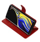 Pull Up Bookstyle for Samsung Galaxy Note 9 Red